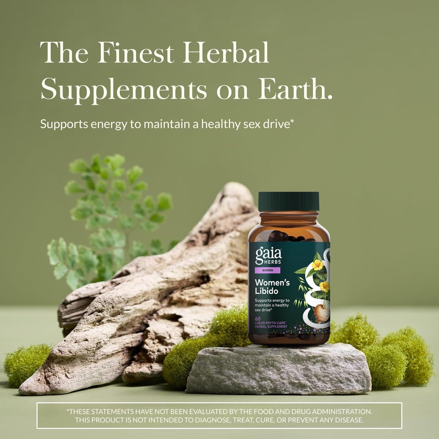 Gaia Herbs Womens Libido - Supports Energy to Maintain Healthy Libido* - with Tribulus & Horny Goat Weed - 60 Vegan Liquid Phyto-Caps (60 Servings) Gaia HerbsBuy Supplements Australia