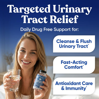 Eu Natural Urinary Harmony D-Mannose Supplement - Urinary Tract Health for Women - Fast-Acting Urinary Cleanse & Flush with Clinical-Strength D-Mannose & Hibiscus - 60 Capsules Eu NaturalBuy Supplements Australia