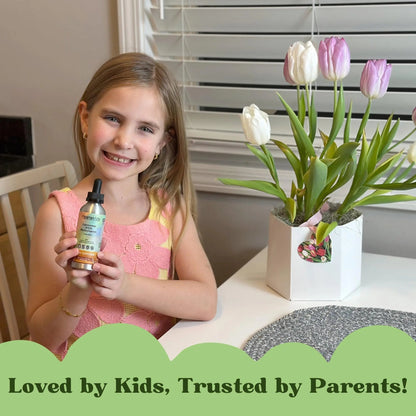 Vitaminally Liposomal Kids Liquid Multivitamin | Non-GMO | Clean | Sugar Free | Gluten Free | Organic Berry Flavors | Vitaminally