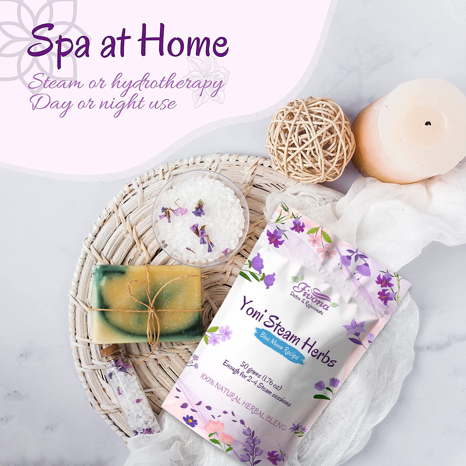 FIVONA Yoni Steaming Herbs - For Feminine Use And Rituals - V-Detox, Cleanse, Wash, Odor Control FIVONABuy Supplements Australia