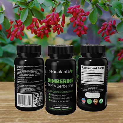 Dimberine - DIM & Berberine, High Purity Enhanced Absorption Formula - 60 Capsules DimberineBuy Supplements Australia