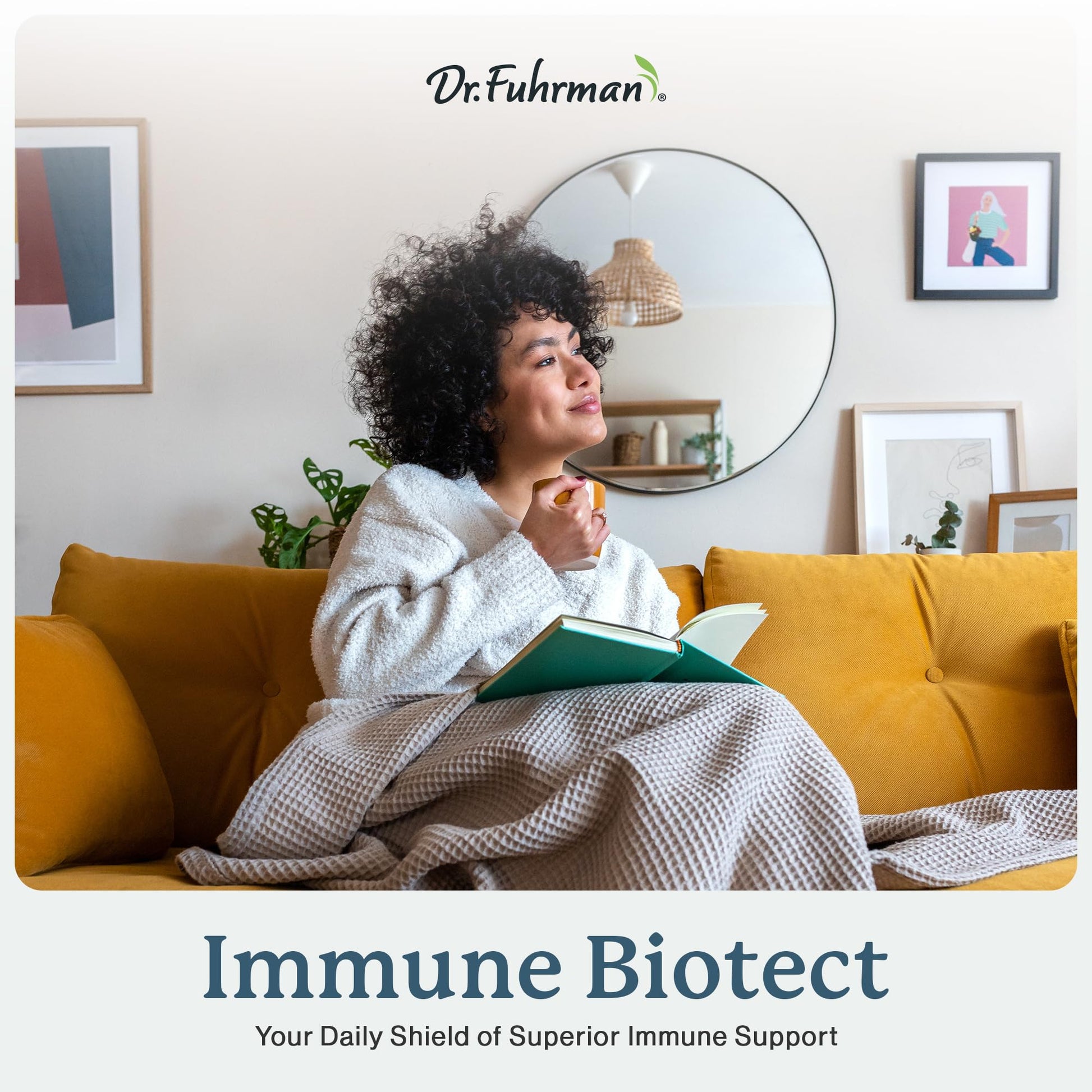 Dr. Fuhrman All Natural Immune Support Supplement | Whole-Food Derived Vitamin for Immunity Defense | Organic Mushrooms, & Berries | Organic Lion’s Mane, Maitake, Reishi, and Elderberry | 120 Caps Dr. FuhrmanBuy Supplements Australia