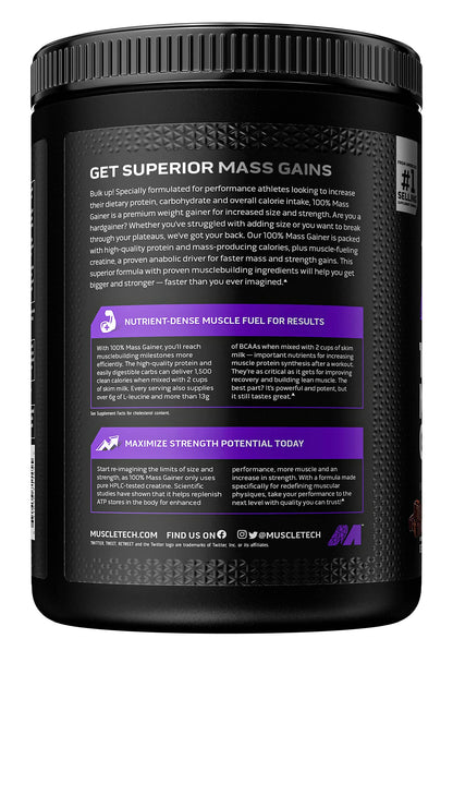 Mass Gainer MuscleTech 100% Mass Gainer Protein Powder Protein Powder for Muscle MuscleTechBuy Supplements Australia
