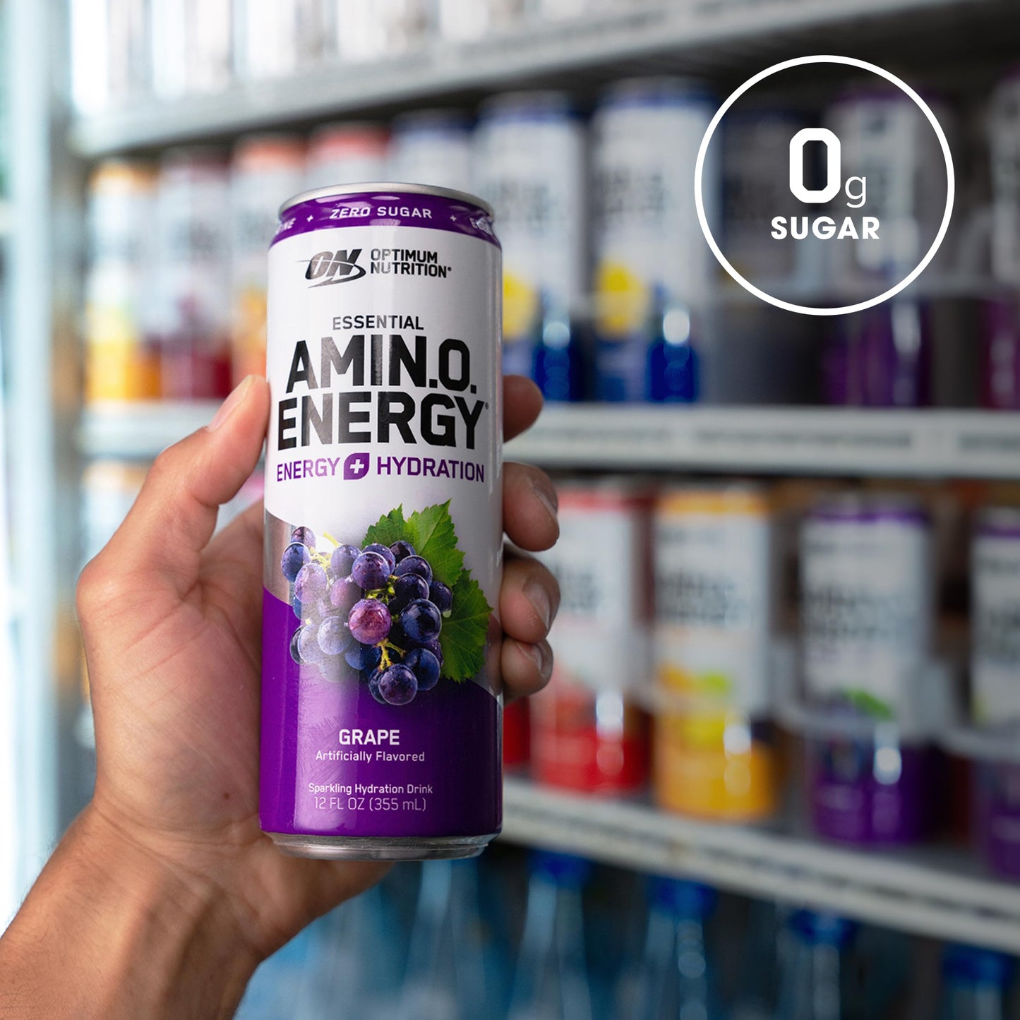Optimum Nutrition Amino Energy Sparkling Hydration Drink, Electrolytes, Caffeine Optimum NutritionBuy Supplements Australia