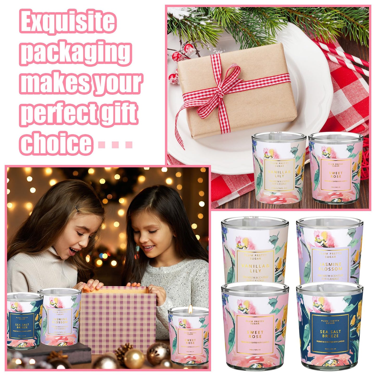 MTLEE 24 Pcs Candles for Home Scented Candle Gifts for Women Bulk 8 Long Lasting Aromatherapy Jar MTLEEBuy Supplements Australia