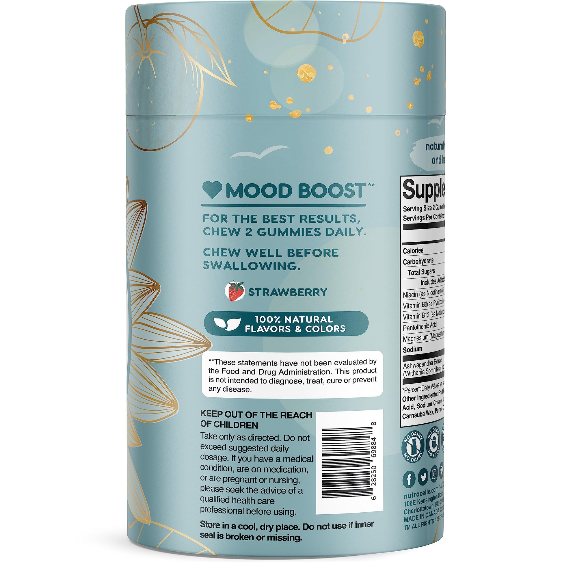 Nutracelle NUTRAMIN Mood Boost Multivitamin Gummy - Delicious & Yummy Anti-Stress NutracelleBuy Supplements Australia