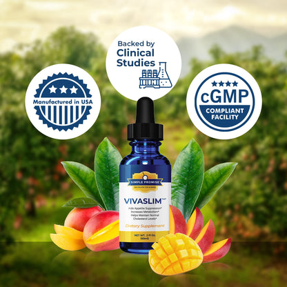 Simple Promise - VivaSlim - Natural Liquid Drops with African Mango, 2 fl oz Simple PromiseBuy Supplements Australia