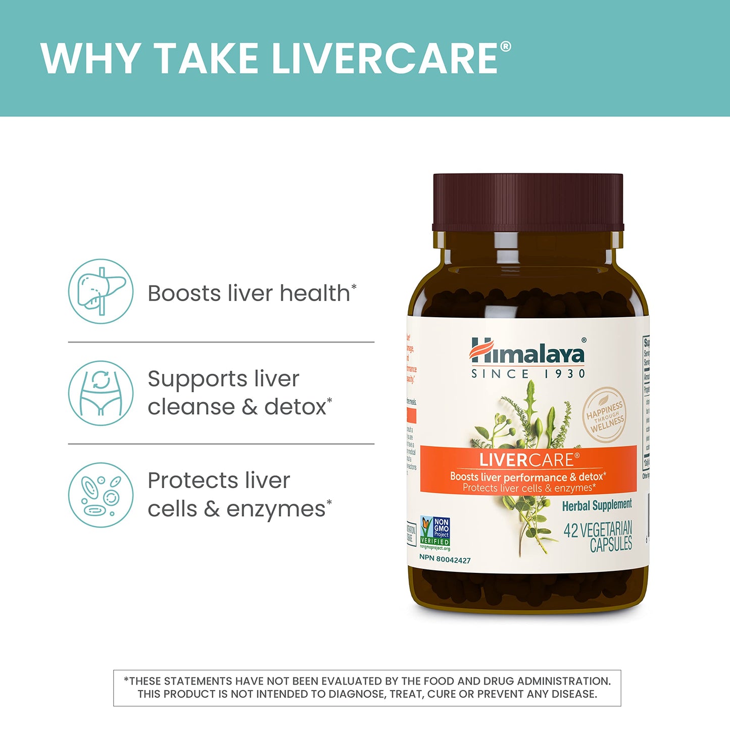 Himalaya LiverCare for Total Liver Support, Cleanse and Detox, Protects Cells & Enzymes HimalayaBuy Supplements Australia