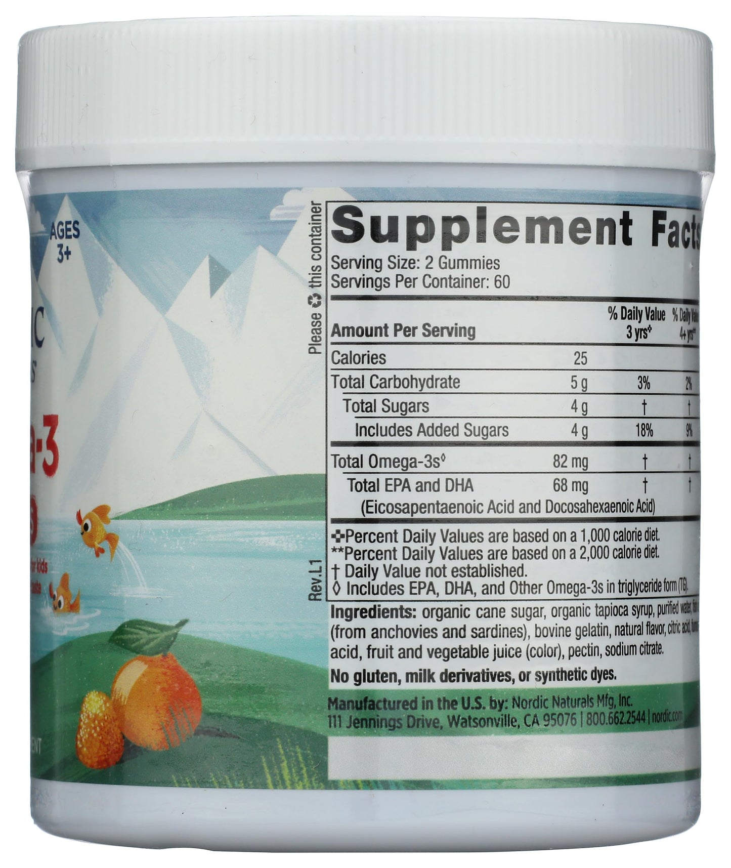 Nordic Naturals Nordic Omega 3 Gummies, 120 Ct Nordic NaturalsBuy Supplements Australia