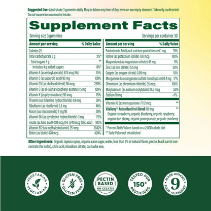 MegaFood Whole Body 55+ Womens Multivitamin - Multivitamin for Women - Vitamin D3 K2, Magnesium Citrate, Biotin & Folate - Bone Health MegaFood