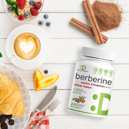Berberine Supplement 500mg Per Capsule (1500mg Per Serving) | 240 Veggie Capsules DEAL SUPPLEMENTBuy Supplements Australia