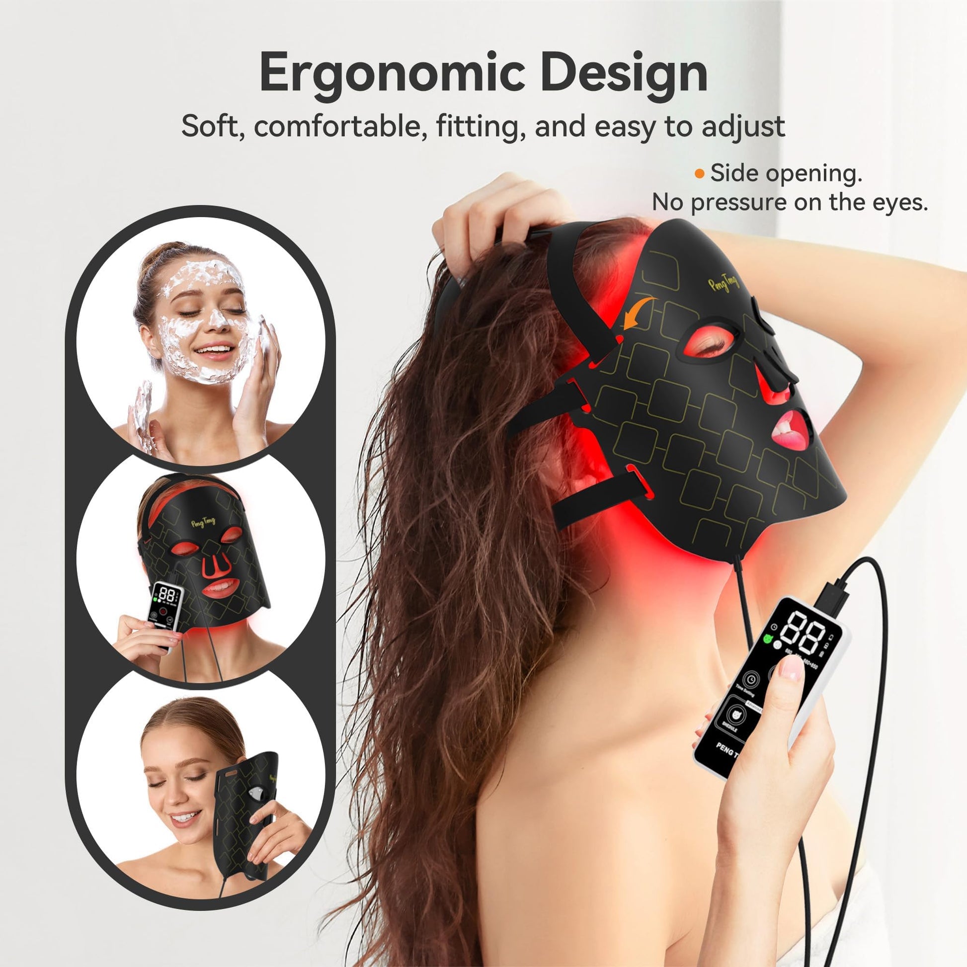Peng Teng Red Light Therapy for Face, 660NM and 850NM,Innovative use of Monitoring,red Light Therapy Masks PengTengBuy Supplements Australia