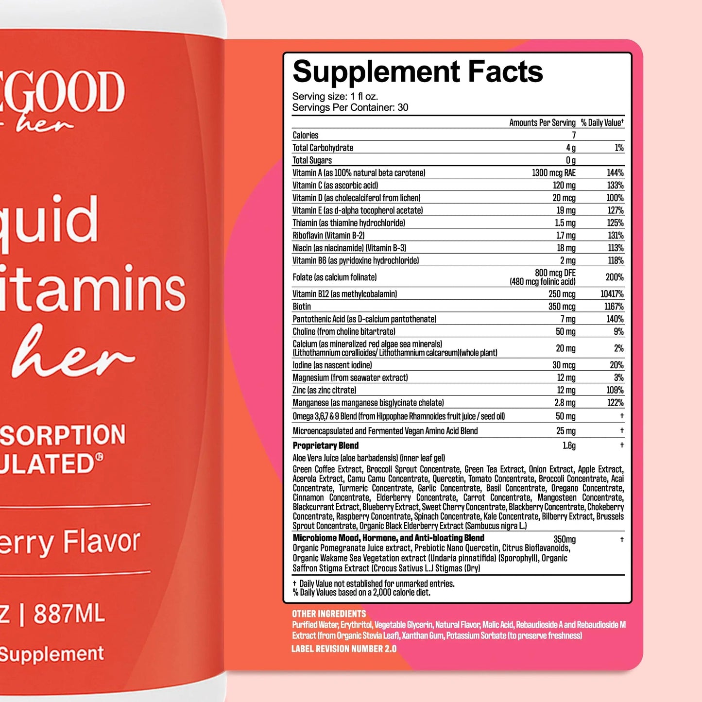 PureGood Women’s Liquid Multivitamin | 70+ Nutrients, Superfoods & Omegas | High Absorption Daily Supplement | PureGood
