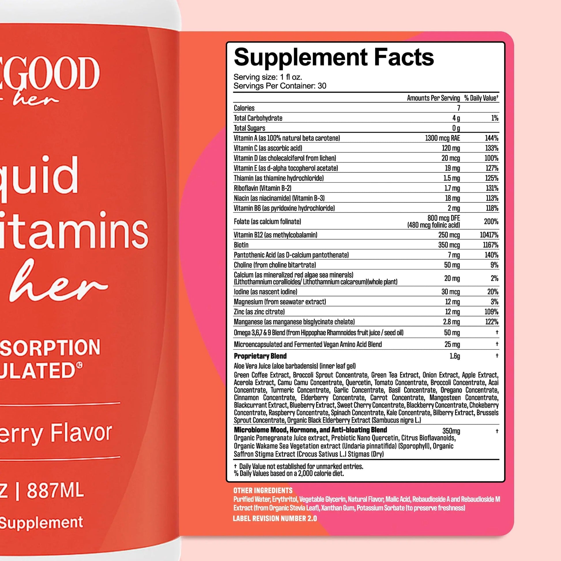 PureGood Women’s Liquid Multivitamin | 70+ Nutrients, Superfoods & Omegas | High Absorption Daily Supplement | PureGood