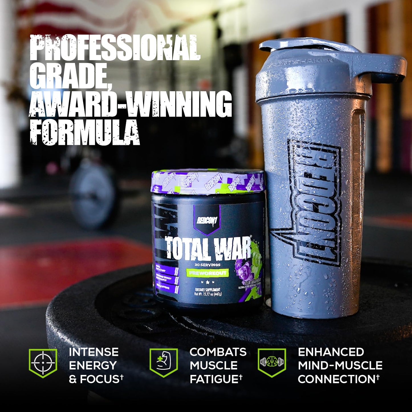 REDCON1 Total War Pre Workout Powder, Strawberry Mango - Beta Alanine + Citrulline REDCON1Buy Supplements Australia