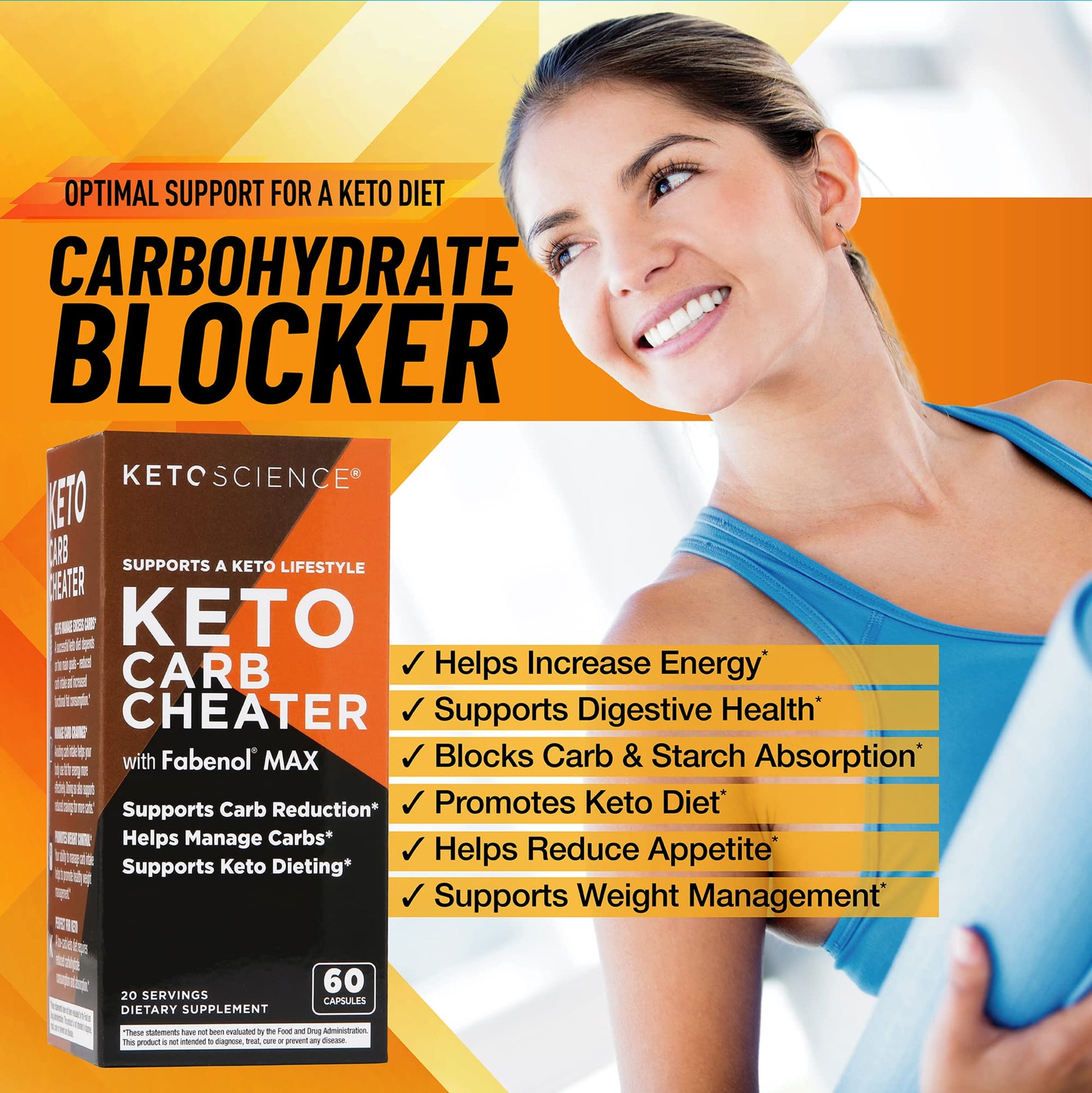 Keto Science Keto Carb Cheater, Supports Carb Reduction, Helps Manage Carbs, Supports Keto ScienceBuy Supplements Australia