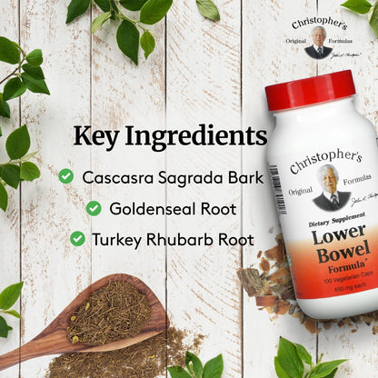 Dr. Christopher's Lower Bowel Cleanse Formula Capsules - Herbal Laxative Colon Dr. Christopher'sBuy Supplements Australia
