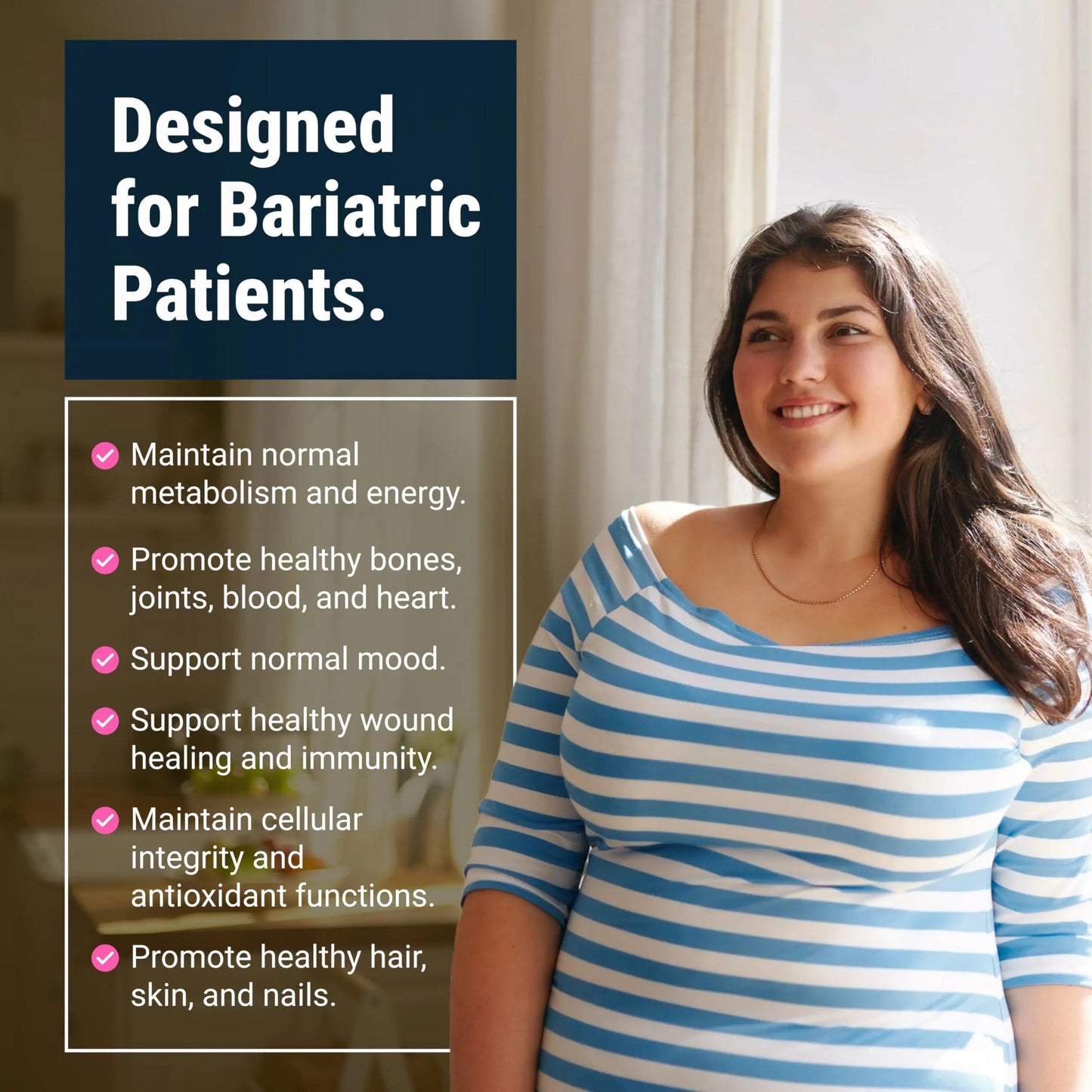 BariatricPal Multivitamin ONE 1 per Day! Bariatric Multivitamin Chewable with 45 mg of Iron | Orange Citrus | Vitamin for Bariatric Surgery Patients BariatricPal