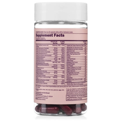 NAKED Nutrition Women's Multi - Daily Multivitamin - Vitamins A, C, E, Selenium, Zinc, Fruit and Super Green Extracts, to Boost Immune Support NAKEDBuy Supplements Australia