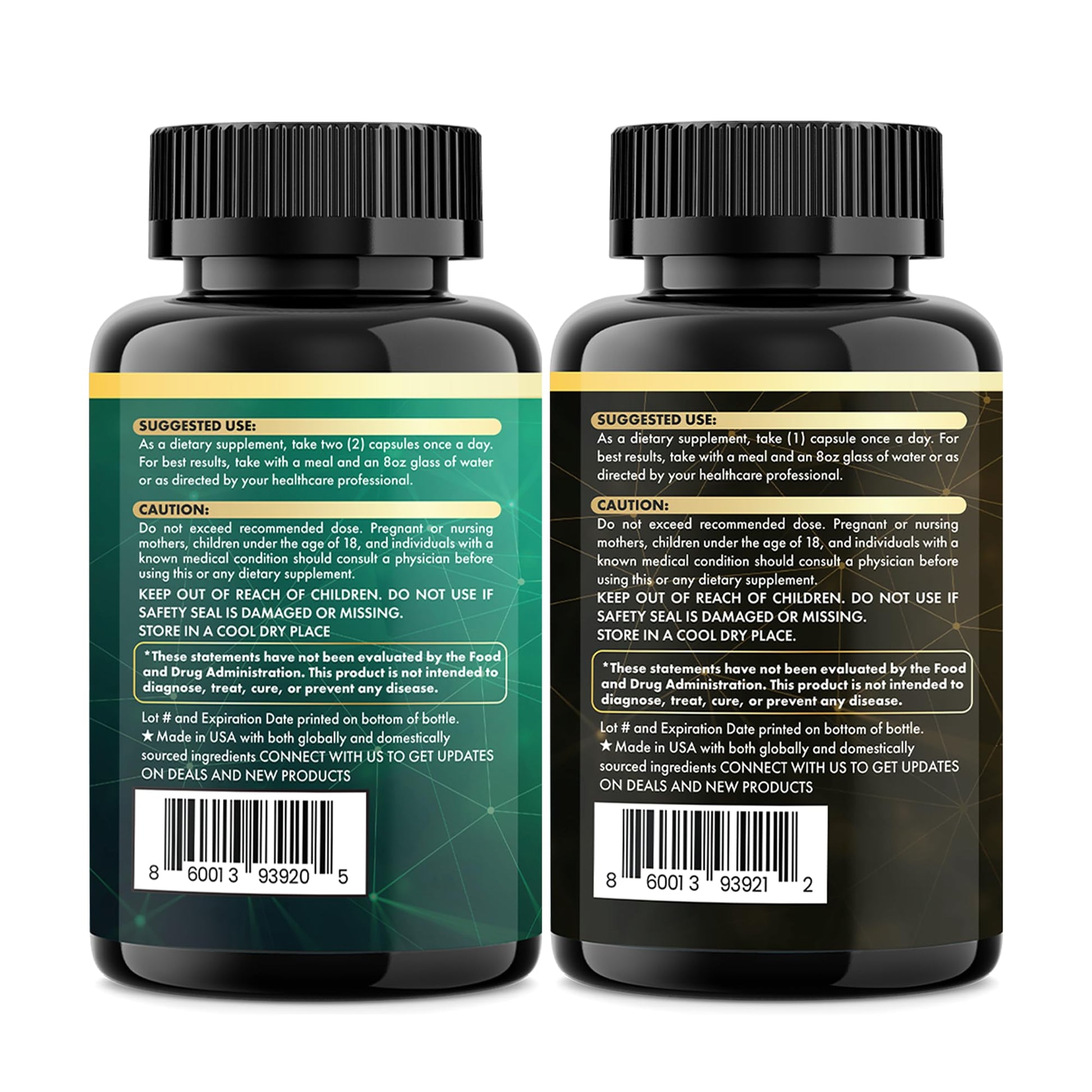 Parrox Shilajit and Sea Moss Bundle, Sea Moss 350mg, Black Seed Oil 200mg, Ashwagandha 100mg, Turmeric, Shilajit 300mg, Rhodiola Rosea 100mg, Panax Ginseng 50mg, Dynamic Vitality Bundle (2 Pack) ParroxBuy Supplements Australia
