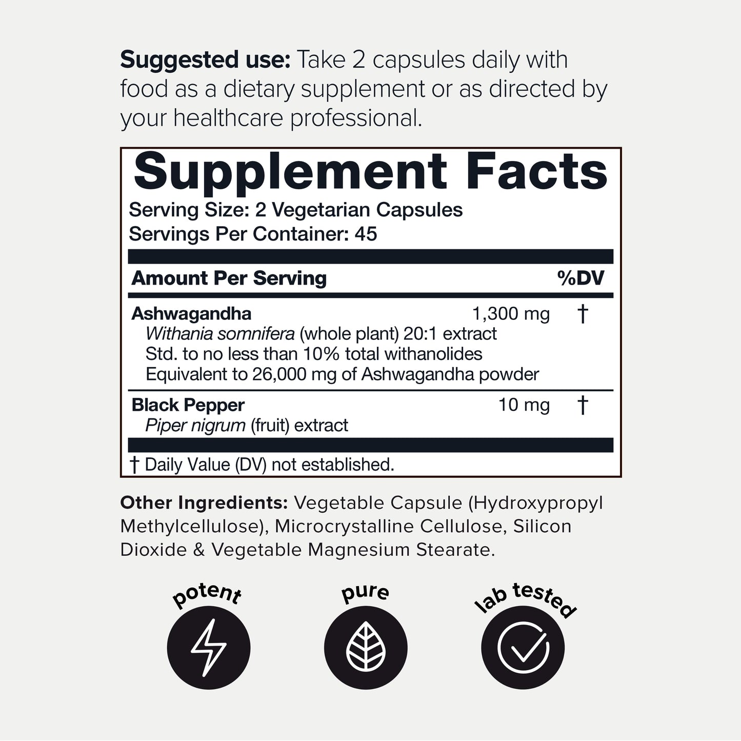 Toniiq 26,000mg 20x Concentrated Extract - 10% Withanolides - Ultra High Strength ToniiqBuy Supplements Australia