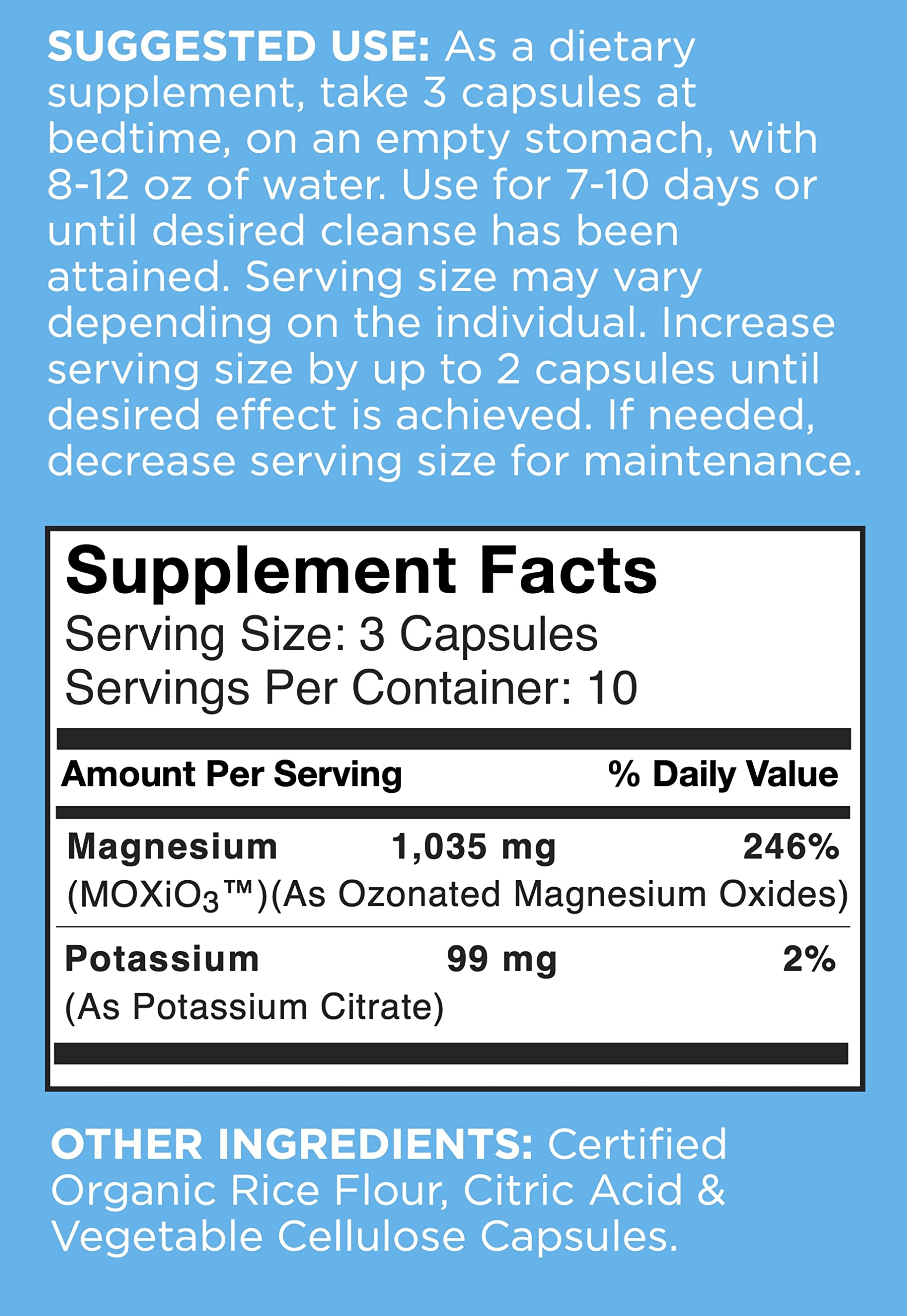 nbpure Mag O7 Oxygen Digestive System and Colon Cleanse and Detox Capsules nbpureBuy Supplements Australia