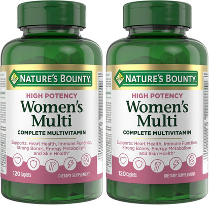 Nature's Bounty High Potency Women’s Complete Multivitamin, Daily Vitamin with Vitamin C, Supports Heart Health & Immune Function Nature's Bounty