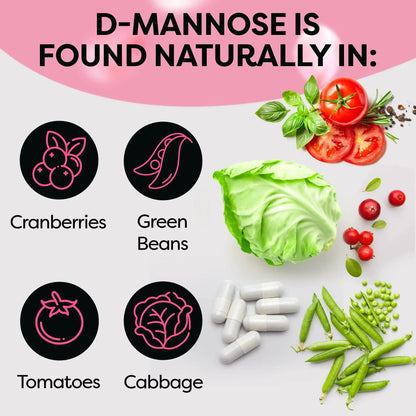 ACE NUTRITION pHresh D-Mannose with Cranberry Capsules for Women and Men, Maximum Strength 1000 mg Per Serving - Supports: Urinary Tract Health - Made in The USA ACE NUTRITIONBuy Supplements Australia