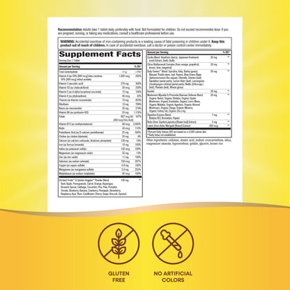 Nature's Way Alive! Adult Ultra Multivitamins, Promotes Energy Metabolism, Heart & Muscle Function*, with B-Vitamins Including Methylated B12, Gluten Free, 60 Tablets Nature's WayBuy Supplements Australia