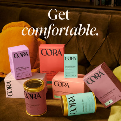 Cora Organic Pads | Ultra Thin Period Pads with Wings | Overnight Absorbency | Ultra-Absorbent CoraBuy Supplements Australia