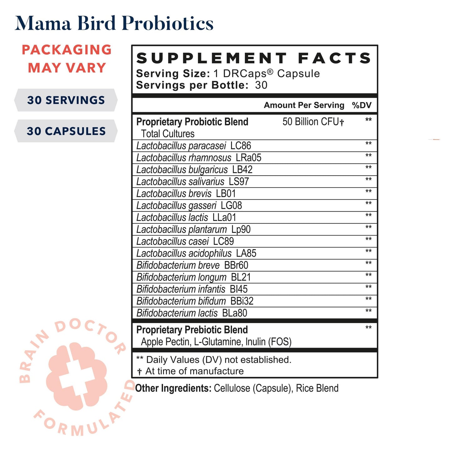 Best Nest Wellness Mama Bird Probiotics for Prenatal, Postnatal, Fertility, Women Digestive Best Nest WellnessBuy Supplements Australia