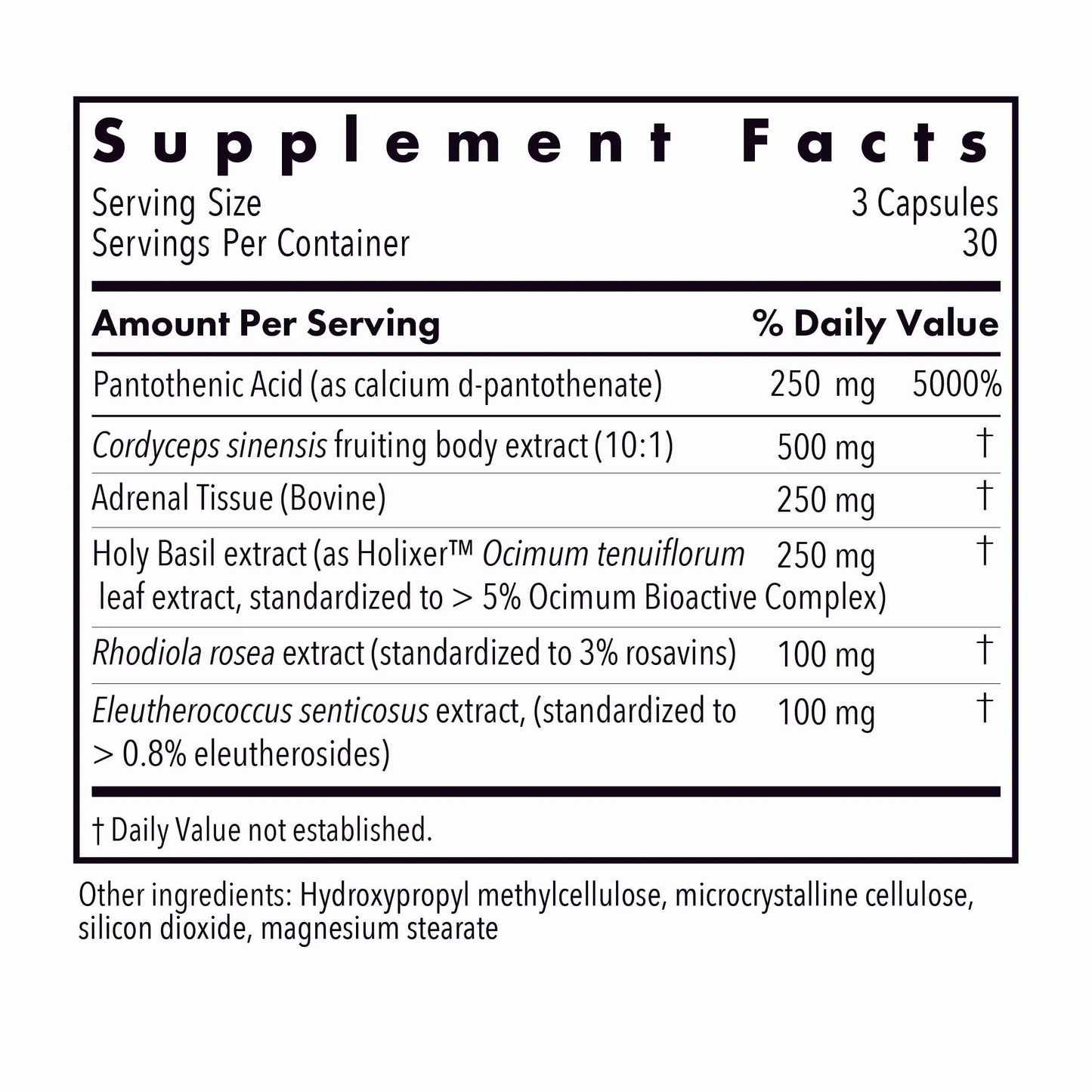 Allergy Research Group - Adrenal Glandular Adapt - Supports Healthy Stress Response and Cortisol Regulation - Hypoallergenic - 90 Vegetarian Capsules Allergy Research GroupBuy Supplements Australia