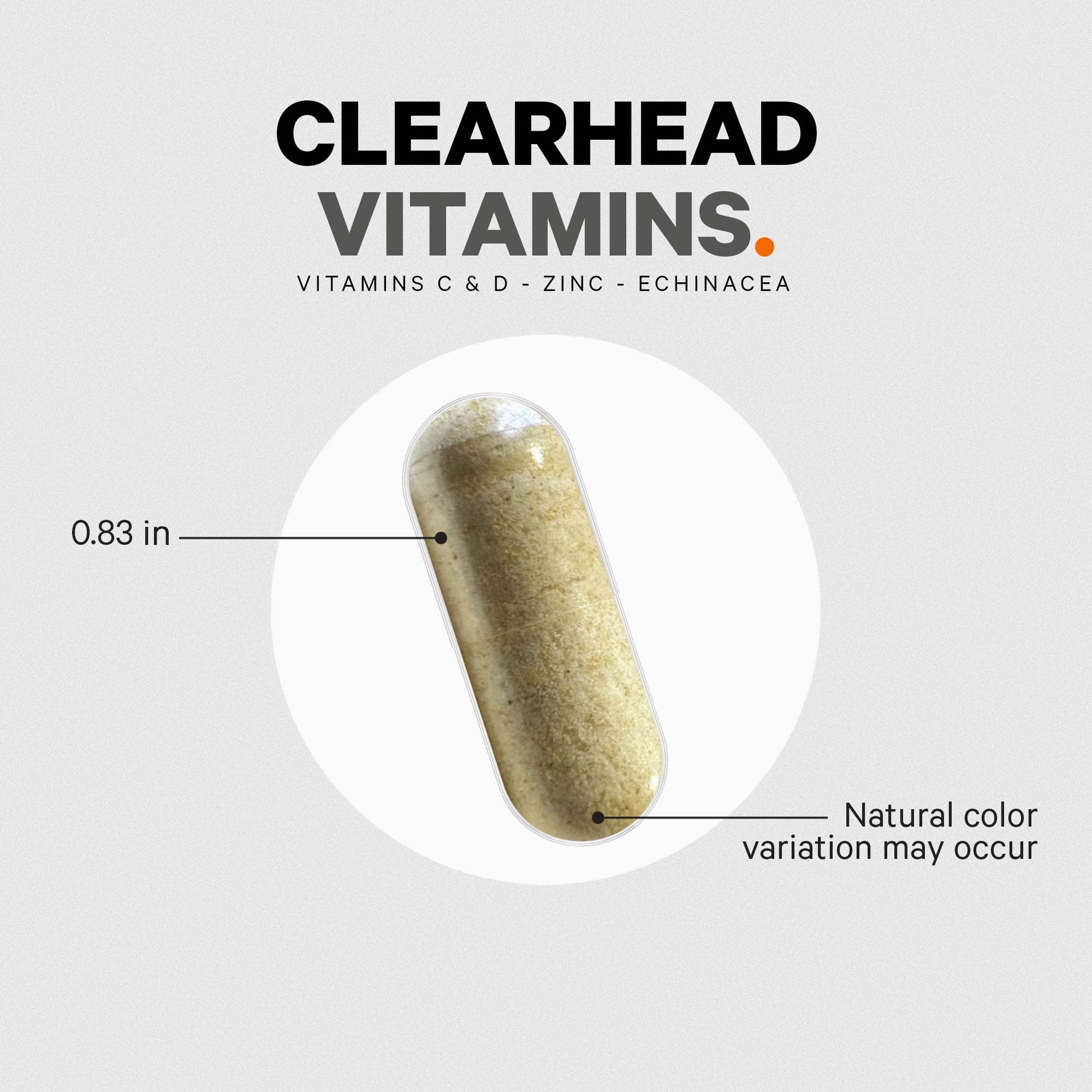 Codeage Clearhead Echinacea+ Supplement - Echinacea, Schisandra, Feverfew, Coptis, American Ginseng, Astragalus, Garlic, Probiotics, Vitamins C & D3, Zinc, Selenium - Clear Head Vitamin - 90 Capsules CodeageBuy Supplements Australia