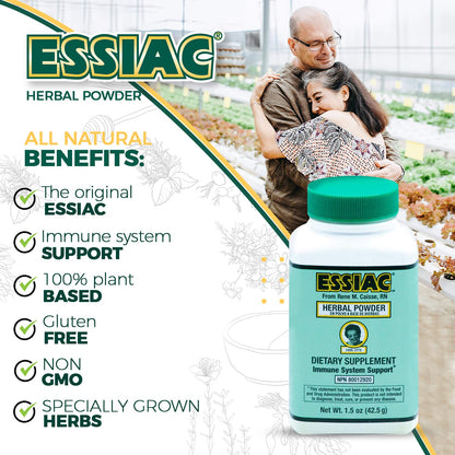 Essiac PowderESSIAC Original Herbal Tea Powder – 1.5 oz Bottle | Powerful Antioxidant Blend to Help Promote Overall Health & Well-Being | Original Formula from 1922 (1) EssiacBuy Supplements Australia