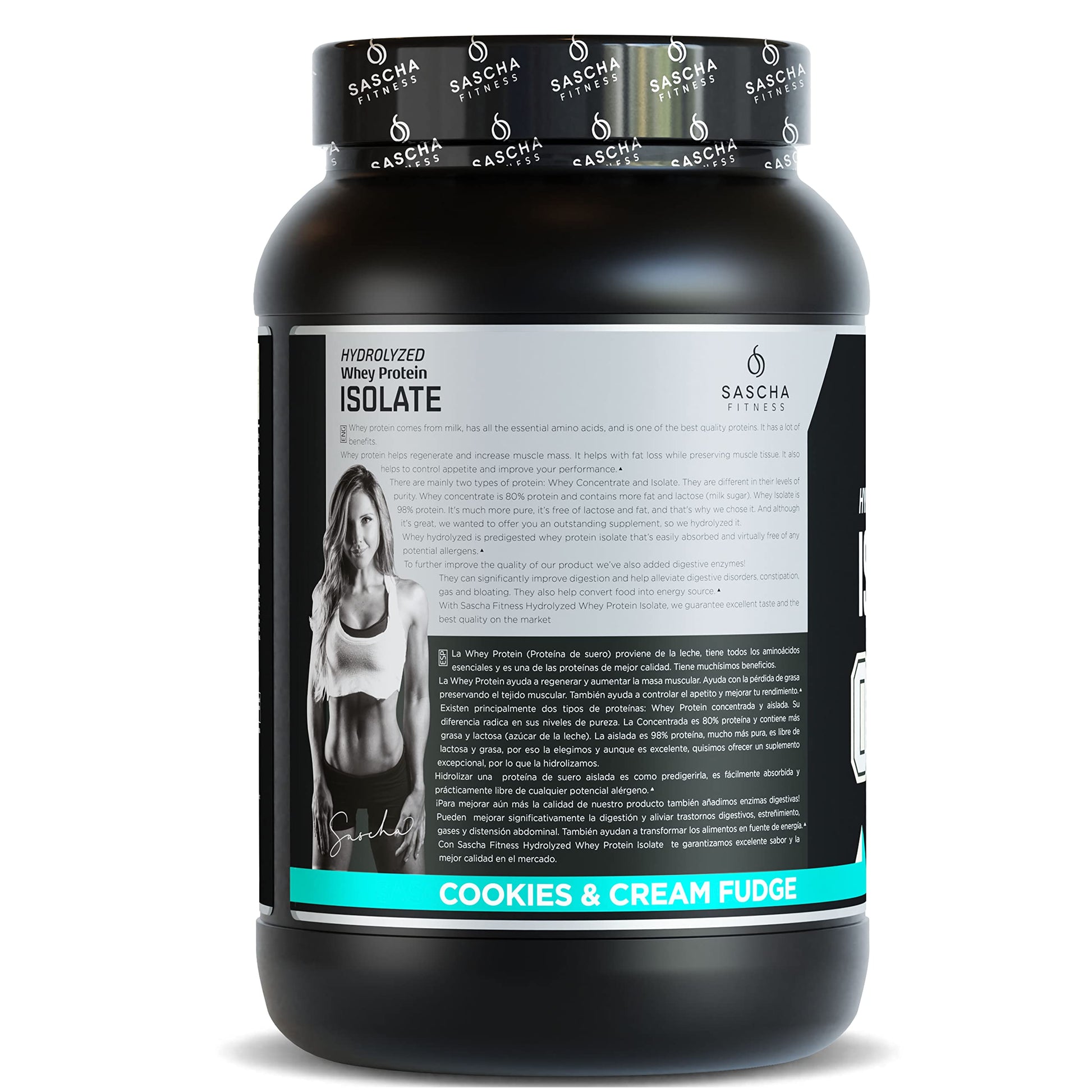 SASCHA FITNESS Hydrolyzed Whey Protein Isolate,100% Grass-Fed (2 Pounds, Cookies SASCHA FITNESSBuy Supplements Australia