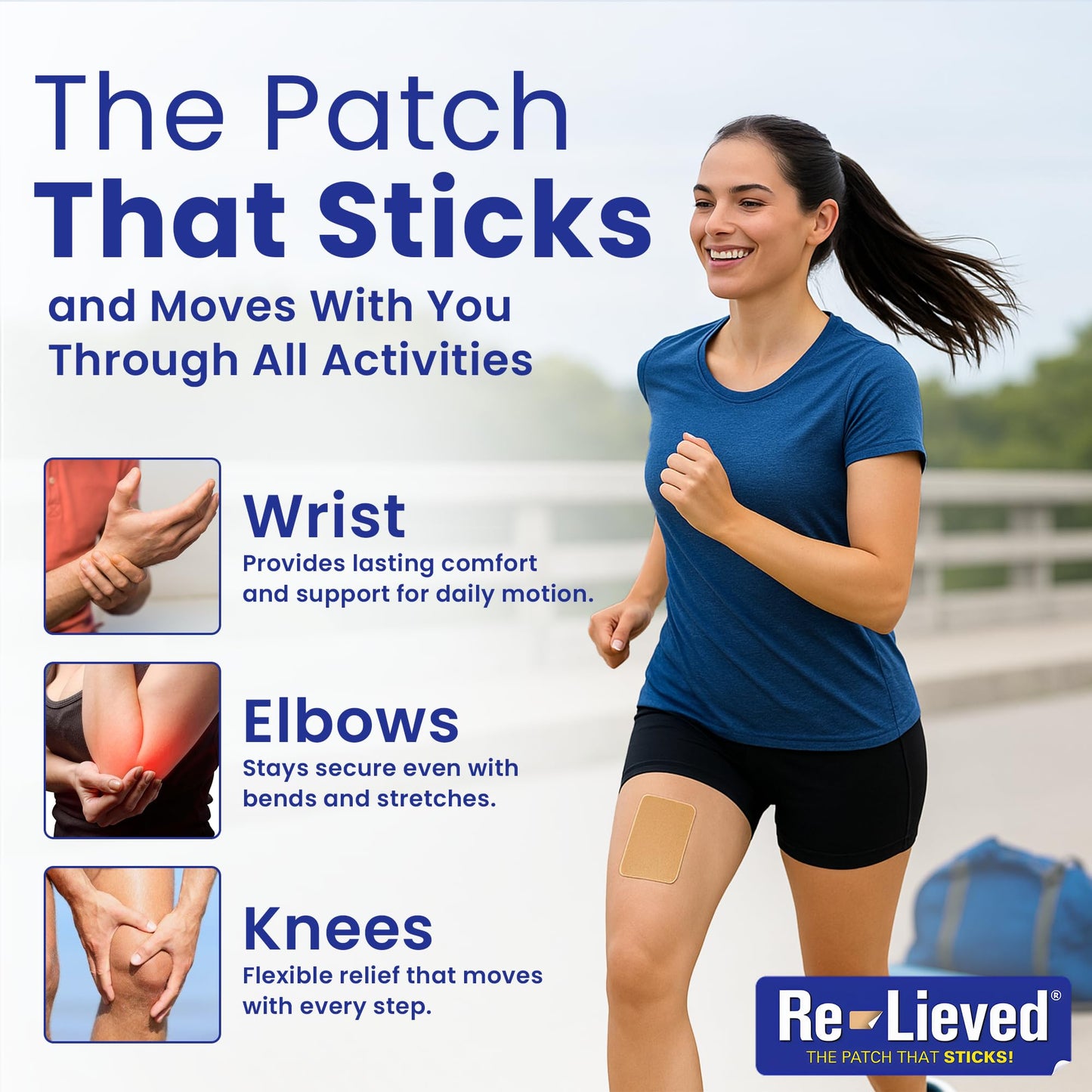Re-Lieved 4% Lidocaine Patches Maximum Strength - Aluminum-Free, Water Resistant and USA Made -Superior Sticking Pain Relief Patches Quickly Relieves Back, Joints and Muscle Pain-3x6 Inches (31 Count) Re-lievedBuy Supplements Australia