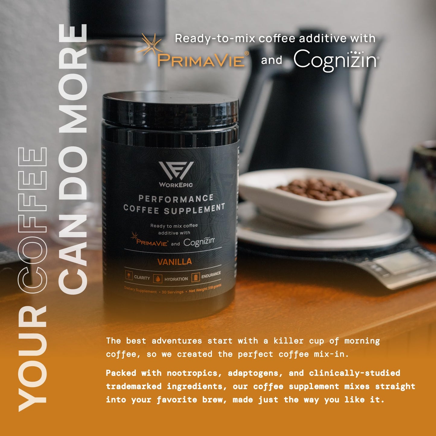 WorkEpic Performance Coffee Supplement WorkEpicBuy Supplements Australia