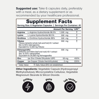 HGH Supplements for Men & Women (240 Count) 3,550mg+ Support Muscle Growth ToniiqBuy Supplements Australia