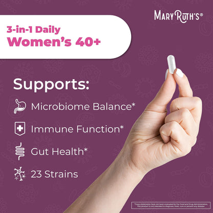 Mary Ruth's 3 in 1 Women's 40+ Health Probiotic, 30 CT MaryRuth OrganicsBuy Supplements Australia