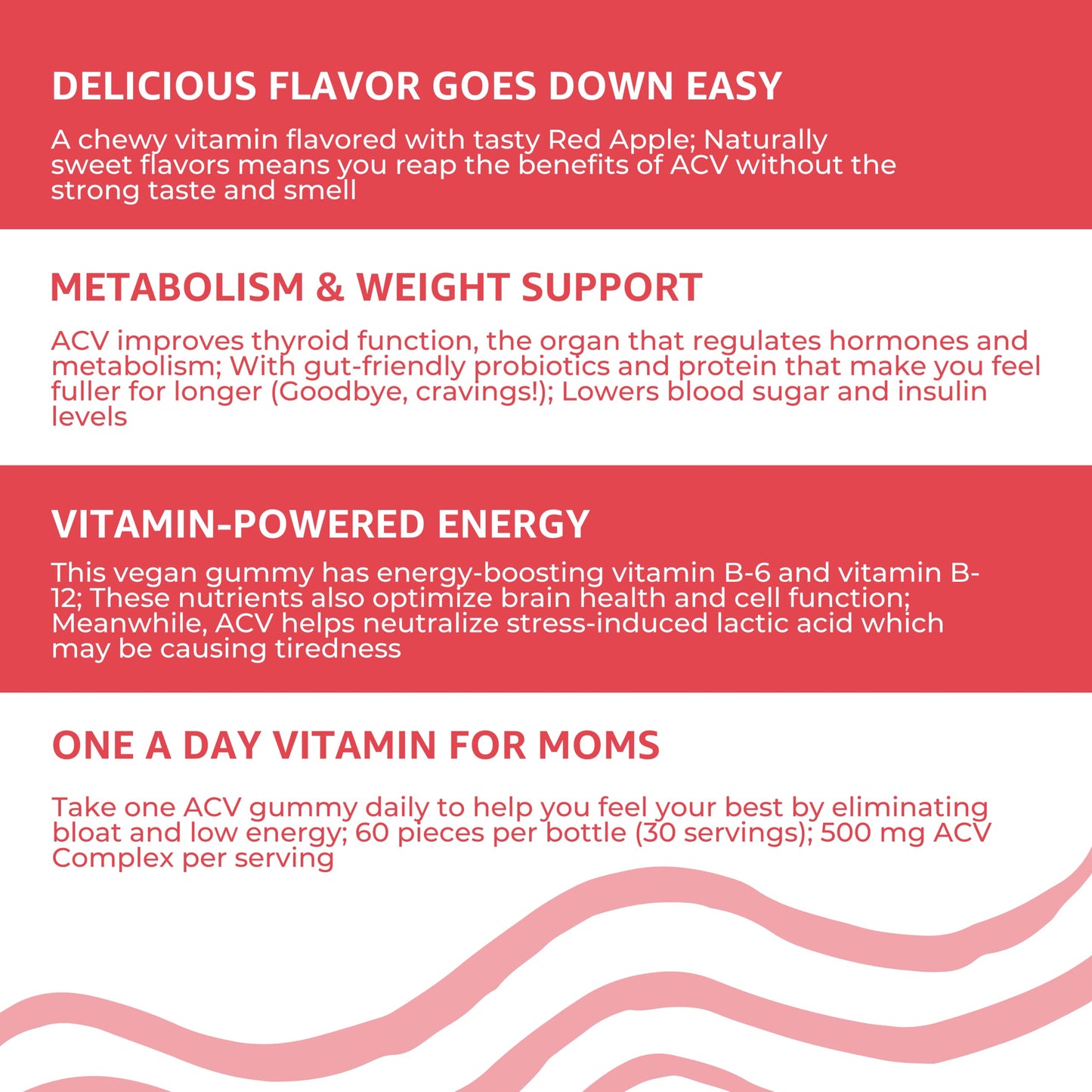 Baby Blues Apple Cider Vinegar Gummies - Vegan, Non-GMO & Gluten-Free, Postpartum Dietary Supplement Baby BluesBuy Supplements Australia