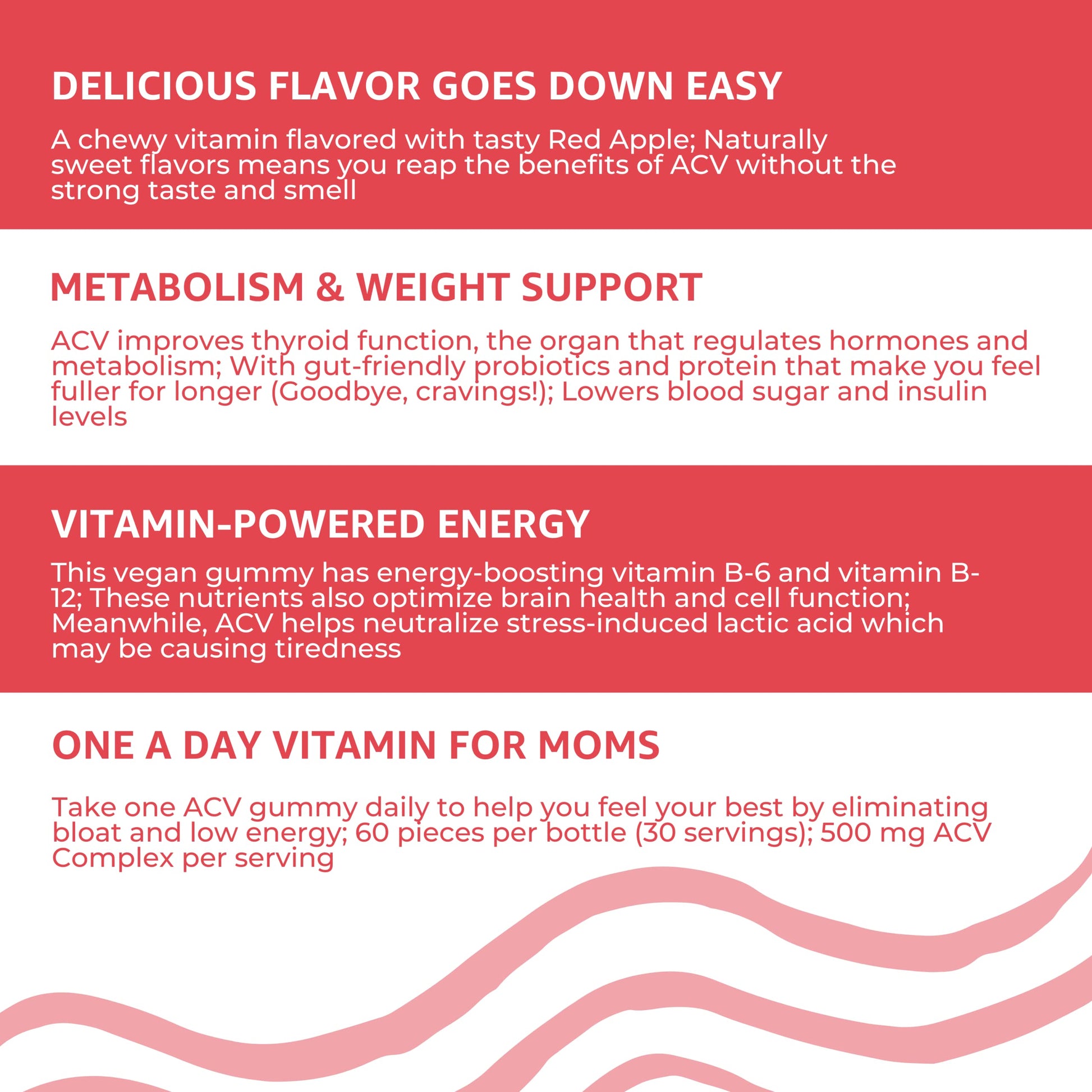 Baby Blues Apple Cider Vinegar Gummies - Vegan, Non-GMO & Gluten-Free, Postpartum Dietary Supplement Baby BluesBuy Supplements Australia