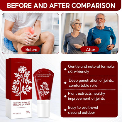 DoctorPro Soothing Massage Cream 80g Joint Relief Roll Muscle Comfort Non-Greasy Refreshing Formula for Knees, Lumbar, Neck, Back,Shoulders, Hands, and Feet, Menthol Gel DoctorProBuy Supplements Australia