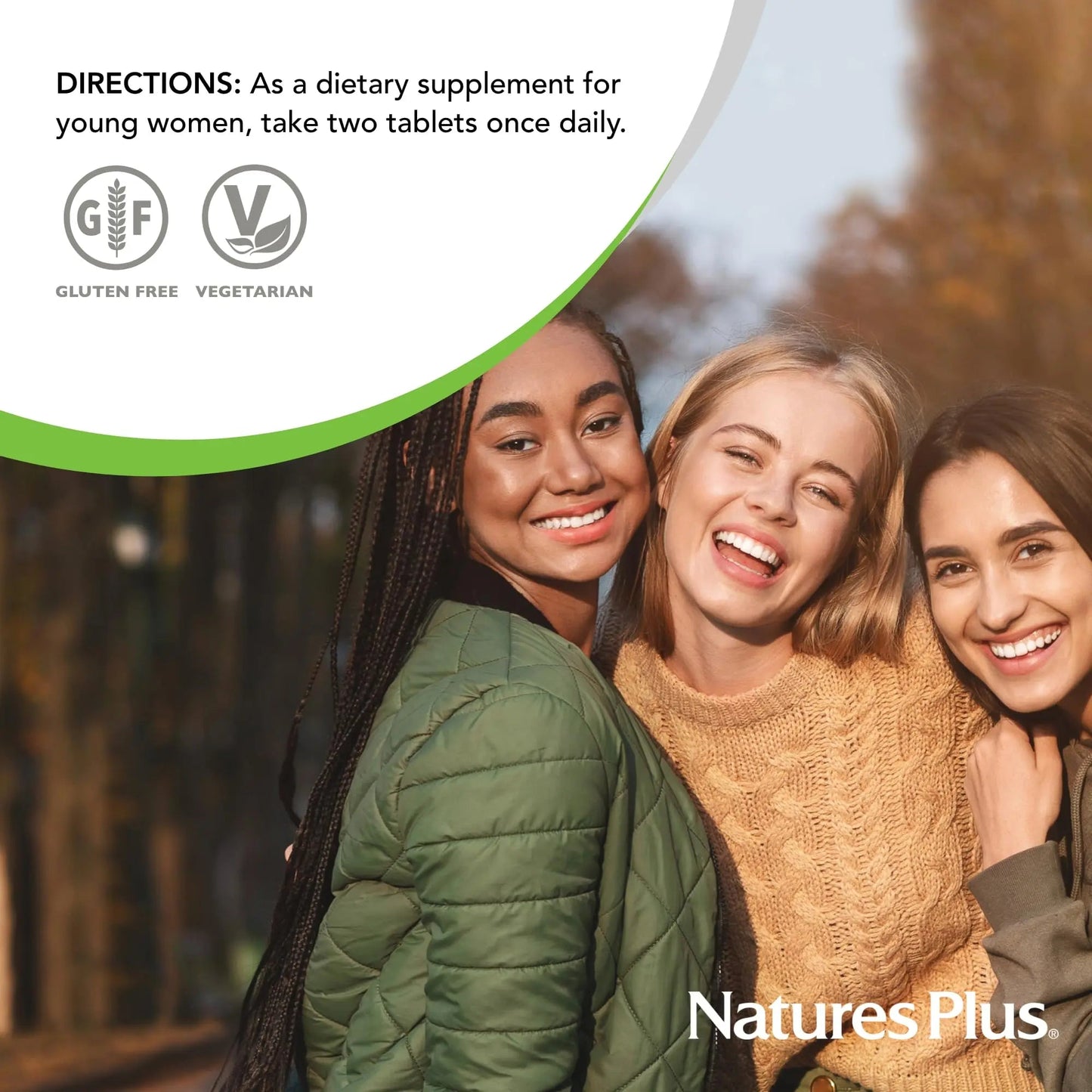 NaturesPlus Source of Life Power Teen for Her, Natural Berry - 60 Chewable Tablets - High Potency Multivitamin - Sugar Free, Vegan - 30 Servings NaturesPlus