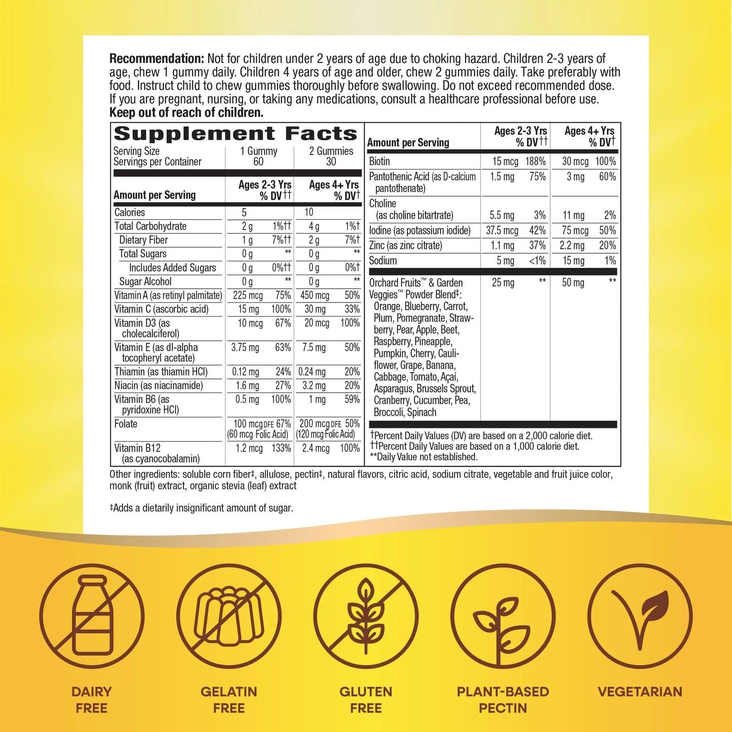Nature’s Way Alive! Kids Zero Sugar Gummy Multivitamins, for Kids Ages 2+, Supports Bone, Eye & Immune Health Nature's WayBuy Supplements Australia