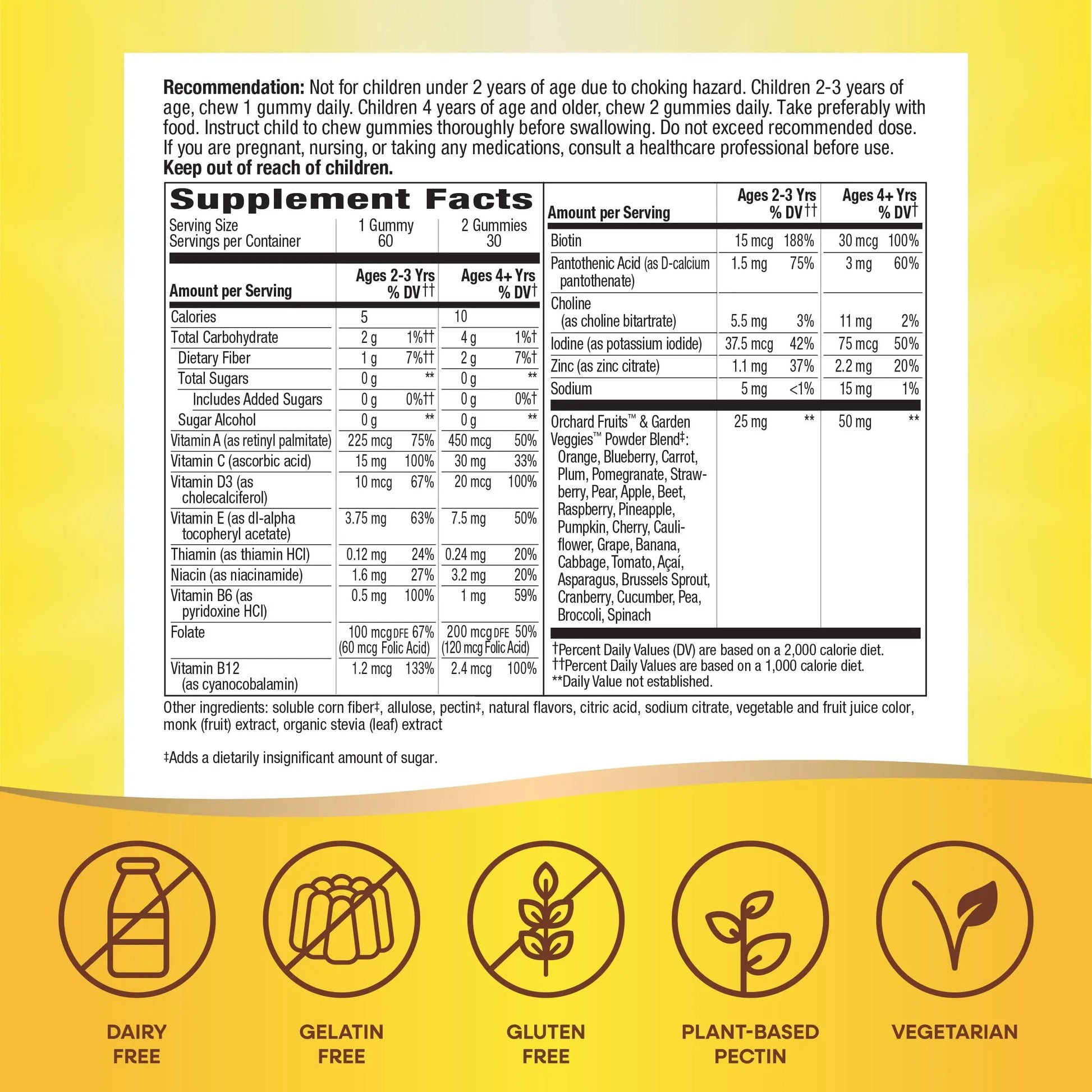 Nature’s Way Alive! Kids Zero Sugar Gummy Multivitamins, for Kids Ages 2+, Supports Bone, Eye & Immune Health Nature's WayBuy Supplements Australia