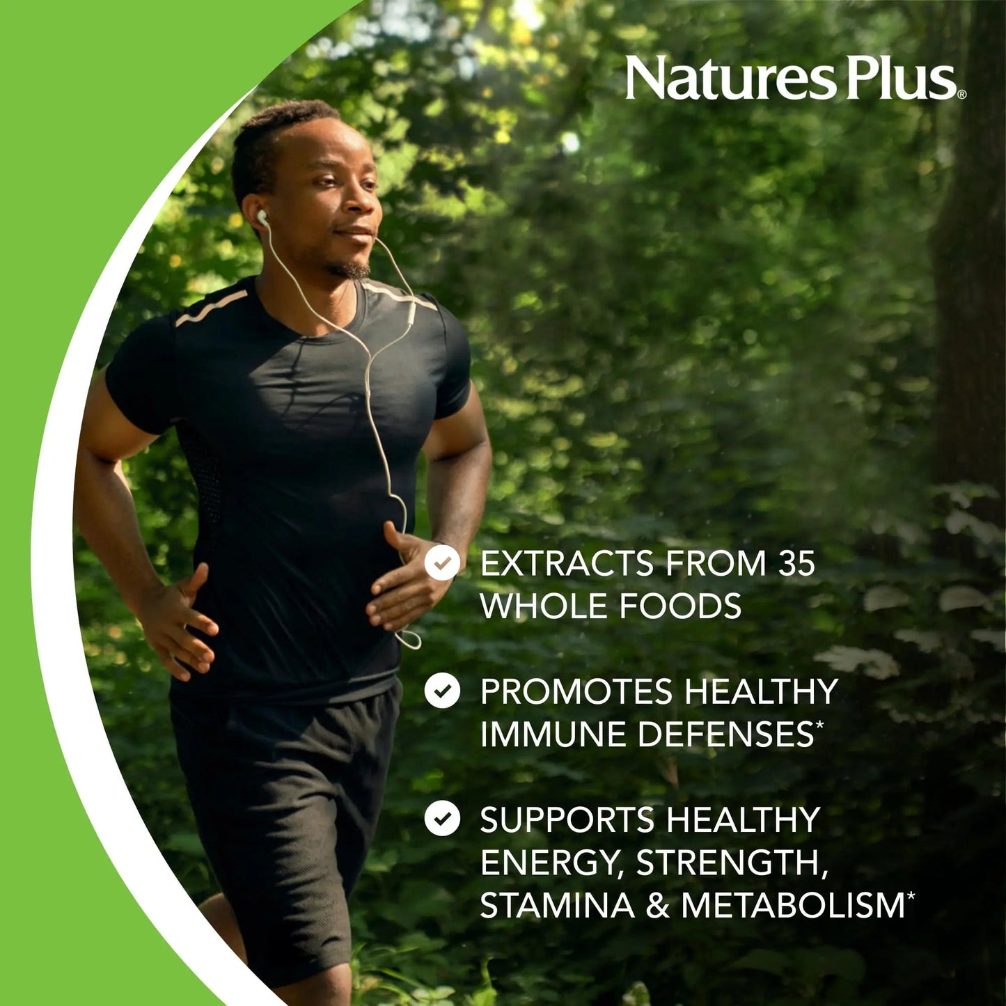 NaturesPlus Source of Life Garden Men’s Multivitamin - 90 Tablets - Supports Energy & Healthy Immune System Nature's Plus