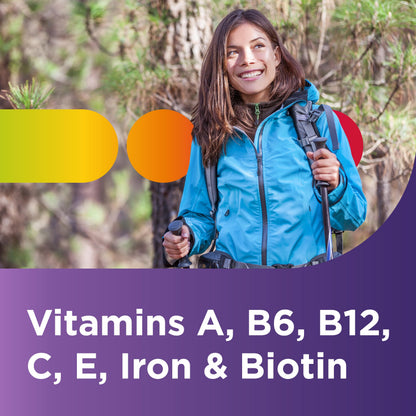 Centrum Multivitamin for Women, Multimineral Supplement with Iron, Vitamin D3, B Vitamins and Antioxidant Vitamins C and E, Gluten Free