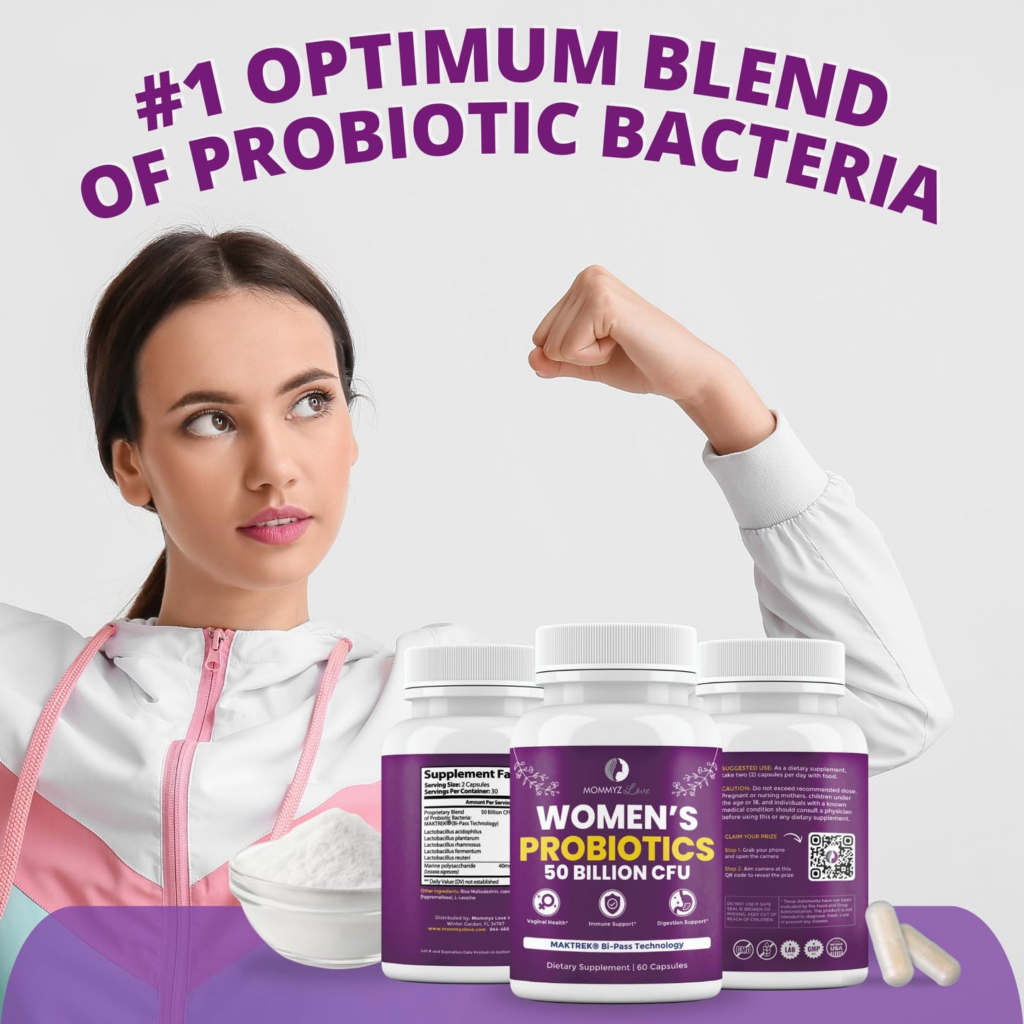 Probiotics for Vaginal Probiotics for Vaginal Odor Control, Balanced PH Levels Plus Apple Cider Vinegar Gummies Mommyz LoveBuy Supplements Australia