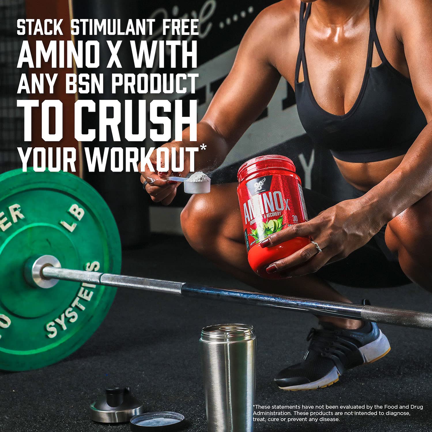 BSN Amino X Muscle Recovery & Endurance Powder with BCAAs, Intra Workout Support, 10 Grams of Amino Acids, Keto Friendly, Caffeine Free, Flavor: Fruit Punch, 30 servings (Packaging May Vary) BSNBuy Supplements Australia