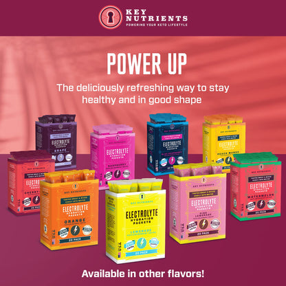 KEY NUTRIENTS Multivitamin Electrolytes Powder Packets - Sweet Cherry-Pom 20 Pack KEY NUTRIENTSBuy Supplements Australia